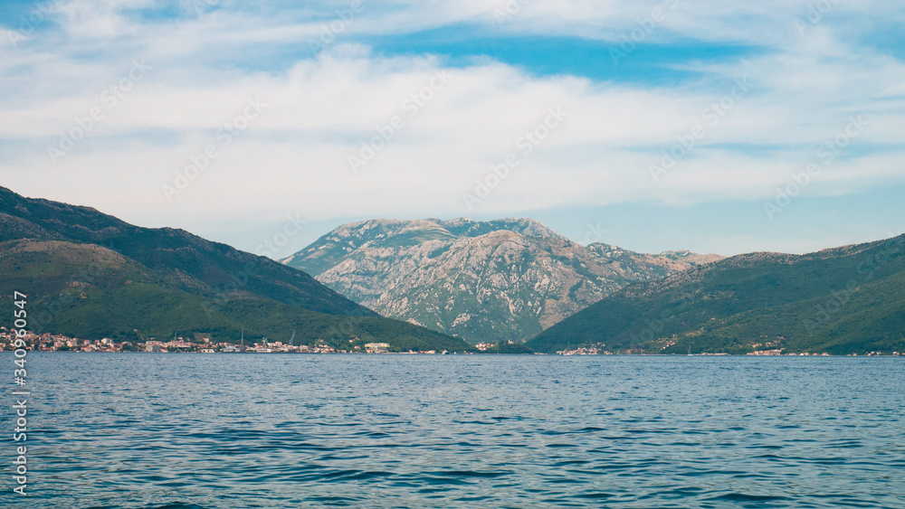 Waterfront - Mountains in the Bay of Kotor
