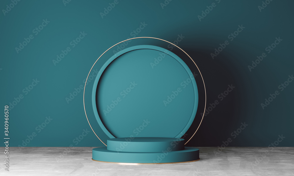 abstract background for product presentation, podium display, minimal design, 3d scene, 3d rendering. - obrazy, fototapety, plakaty 