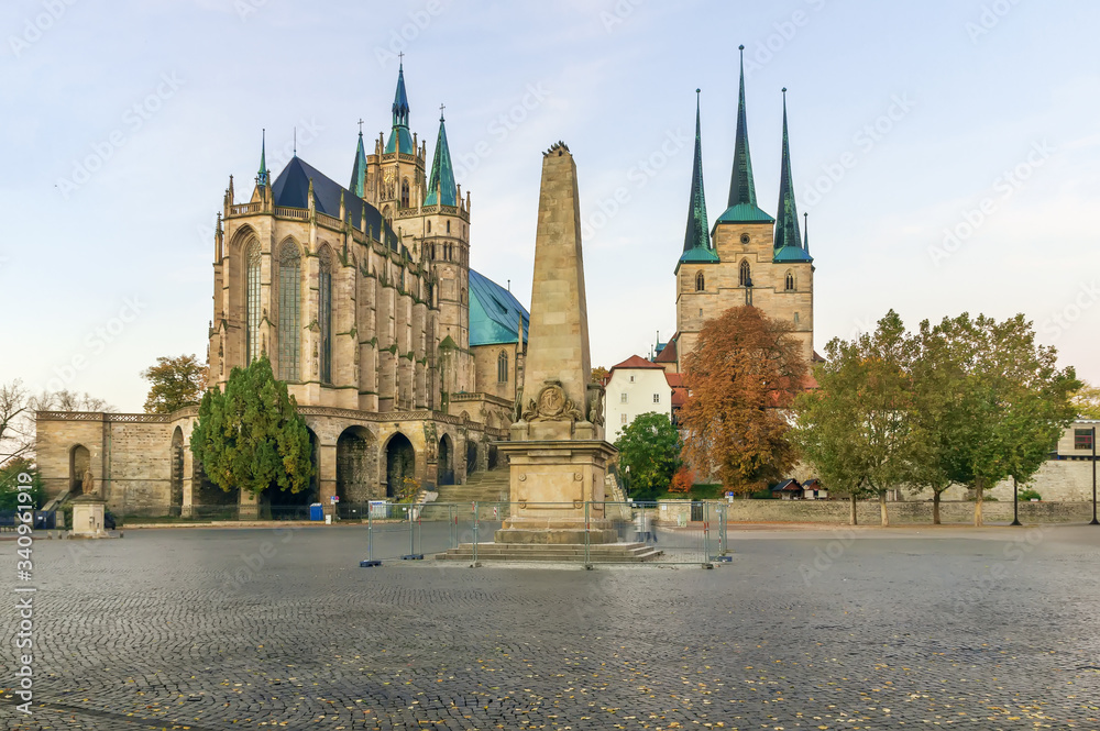 Erfurt Cathedral and Severikirche, Germany