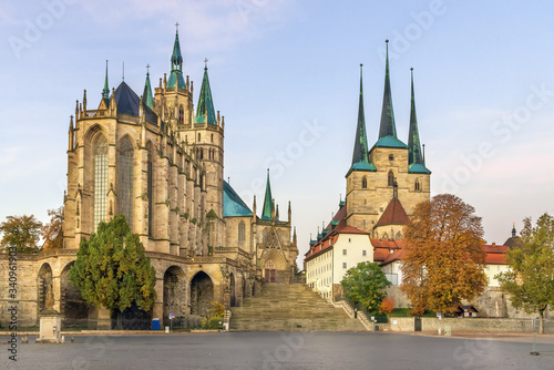 Erfurt Cathedral and Severikirche, Germany