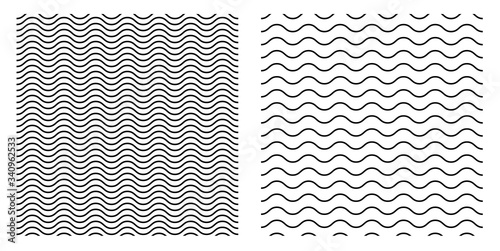 波のシームレスパターン photo
