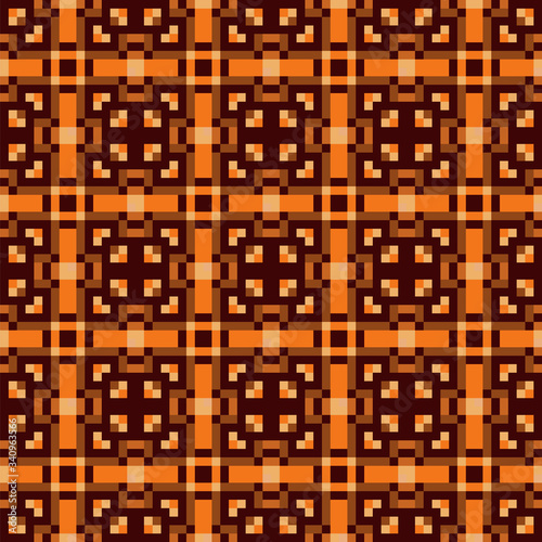 seamless geometric squares, pixel texture