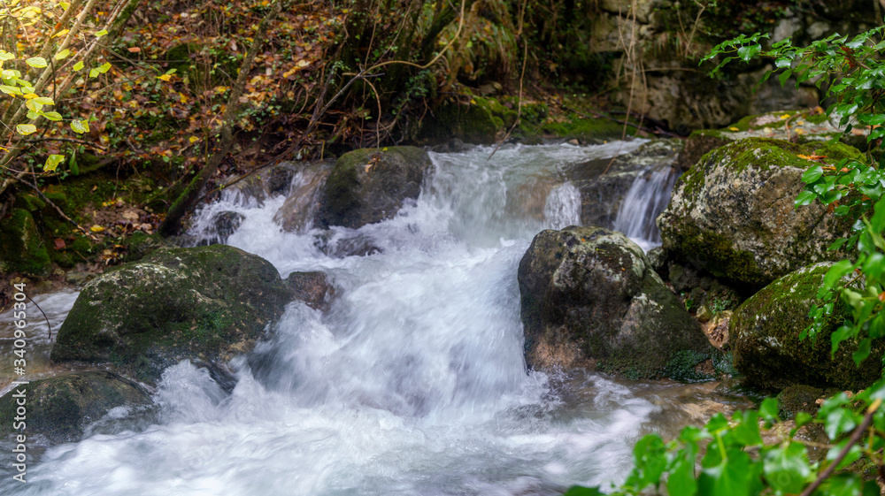 waterfall brook in matese park morcone sassinoro waterfall brook in matese park morcone sassinoro