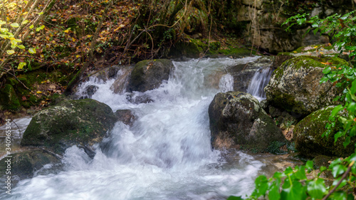 waterfall brook in matese park morcone sassinoro