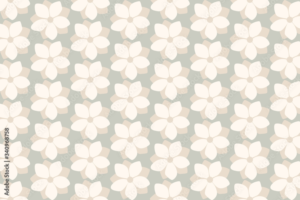 Floral repeating pattern. Summer floral background.