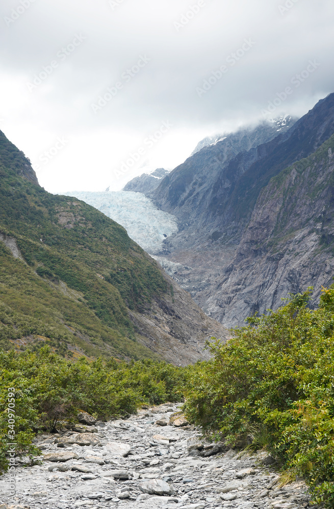 Franz Josef Glacier in New Zealand South Island 