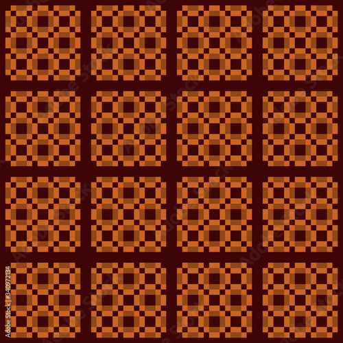 seamless geometric squares, pixel texture