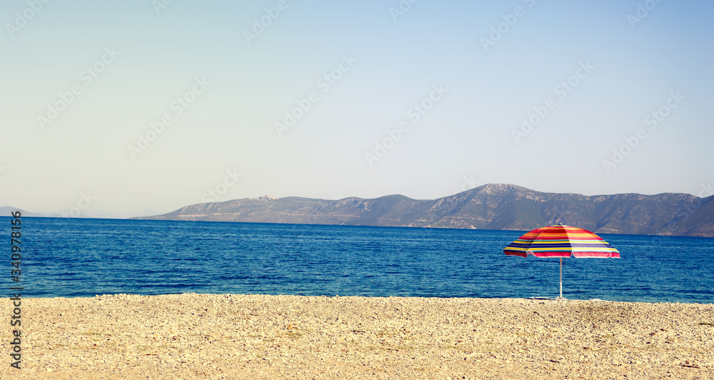 Fototapeta premium Tropical summer banner