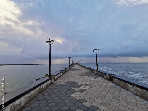 pier in the sea