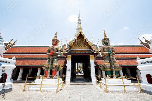 The Emerald Buddha Temple  Wat Phra Kaew  Located in the Grand Palace area Outer court East Sanam Luang Phra Borom Maha Ratchawang Subdistrict  Phra Nakhon District  Bangkok Thailand