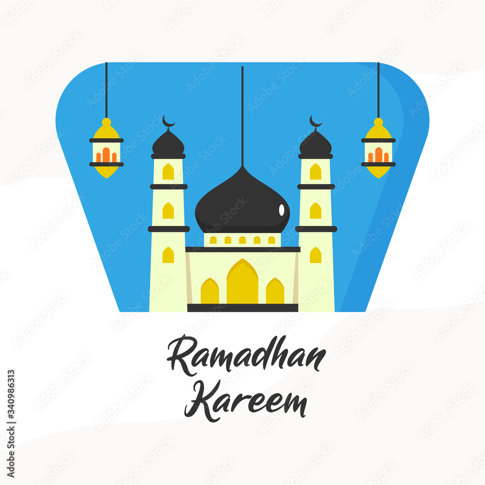 Illustration Ramadhan Muslim Islamic Logo Template Illustration Ramadhan Muslim Islamic Logo Template