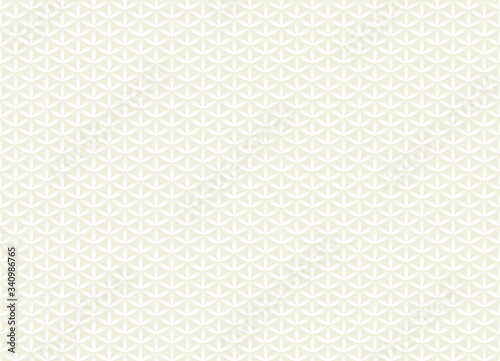 Seamless volume white pattern. Flower of life design volume background. Floral repetitive light geometric texture or web page fill. Looks like scales or chain armor