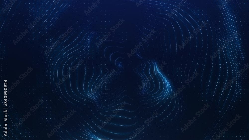 beautiful blue particle flow abstract radar background fluid wavy design element technology, science, music beautiful blue particle flow abstract radar background fluid wavy design element technology, science, music
