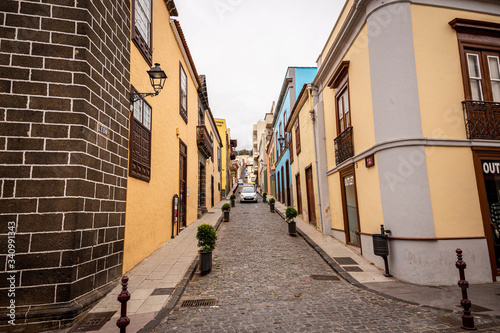 Narrow streets in La Orotava, Tenerife