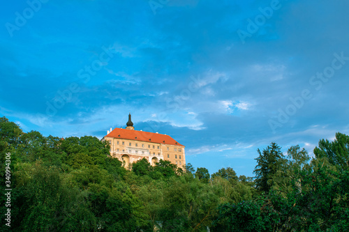 Namest nad Oslavou castle in the summer. Czech Republic.