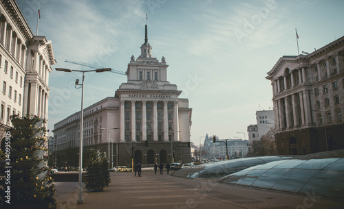 National Assembly building in Sofia