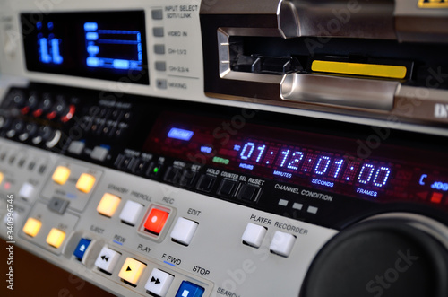 Professional video recorder. DVcam format
