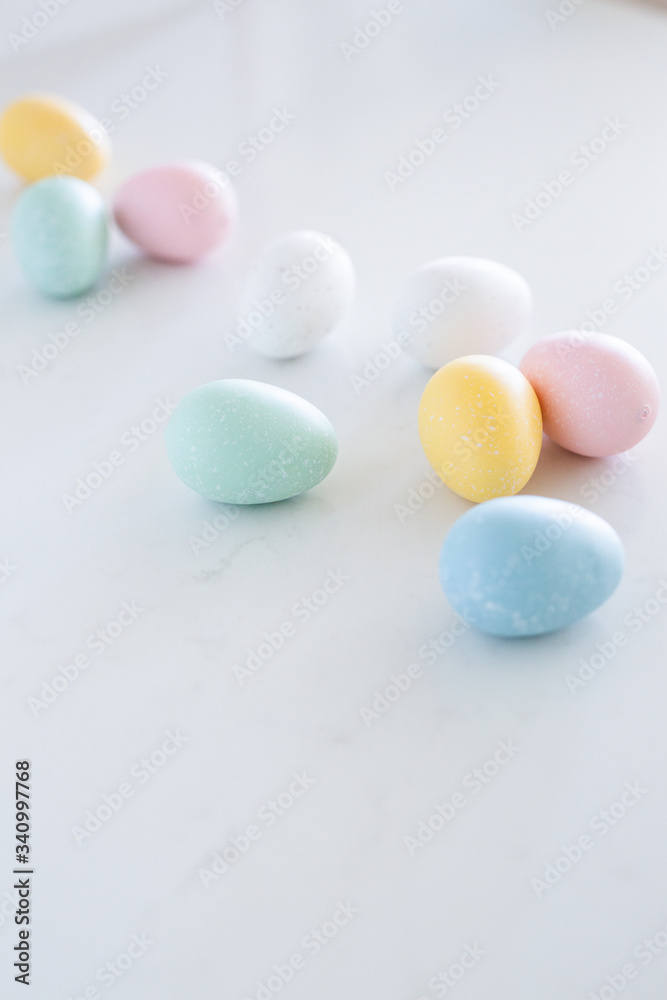 Colorful Easter eggs