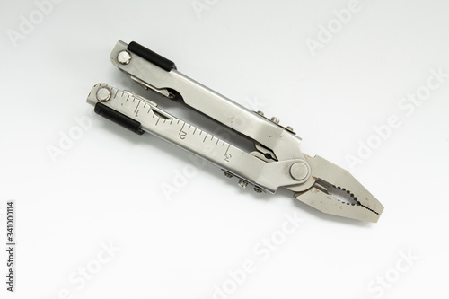 folding pliers on a white background