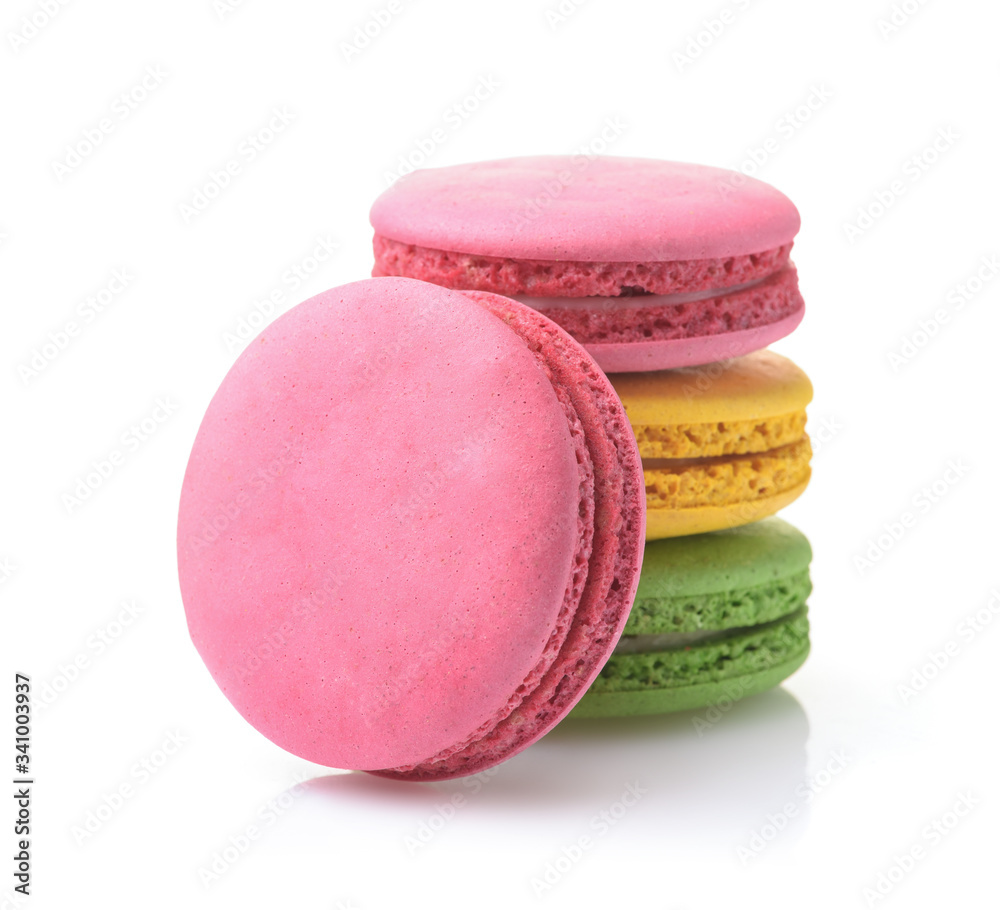 Stack of colorful macaroons Stack of colorful macaroons