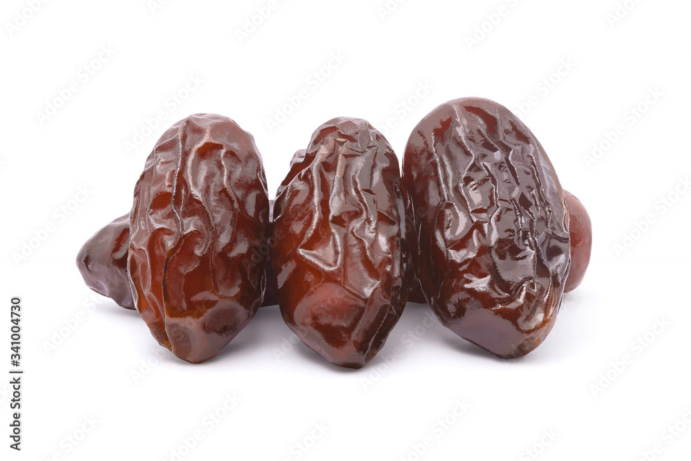 Dried date palm fruit isolated on white background with clipping path. dry fruit concept. Dried date palm fruit isolated on white background with clipping path. dry fruit concept.