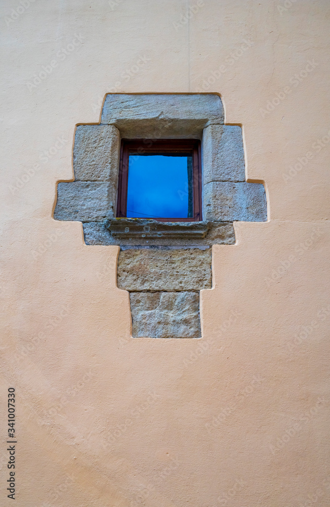 Details of the streets of the beautiful village of Begur in Catalonia.