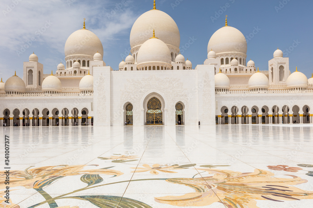 Fototapeta premium Scheich-Zayid-Moschee in Abu Dhabi
