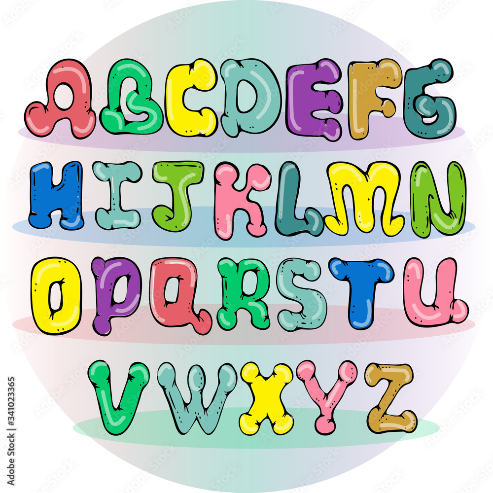 The letters are hand-drawn for your design. The letters are hand-drawn for your design.