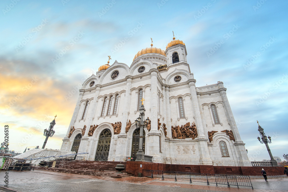 The Cathedral of Christ the Saviour or Savior is a Russian Orthodox church in Moscow, Russia