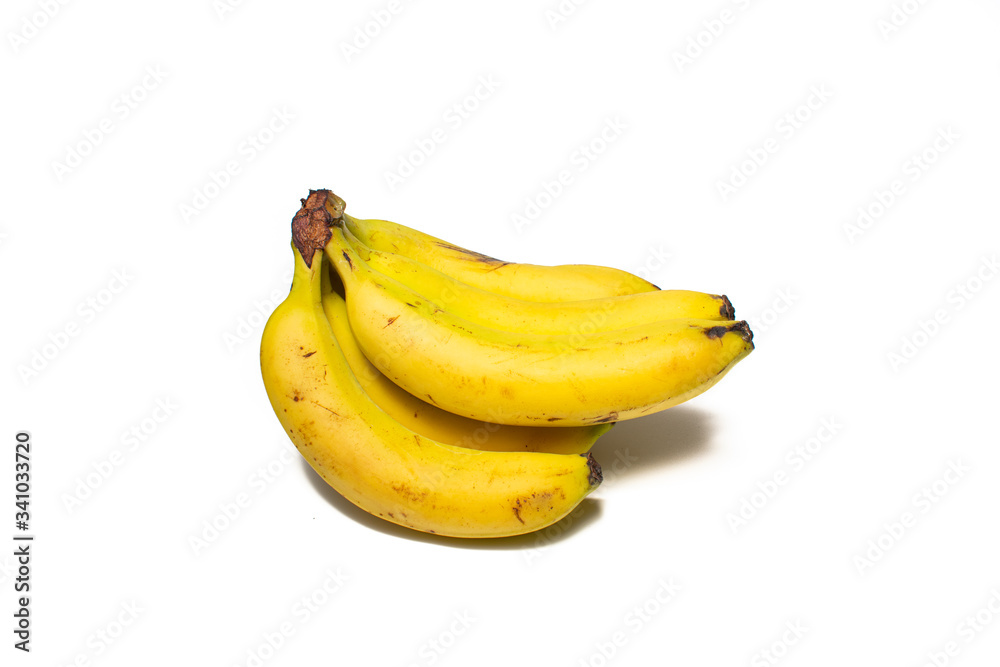 Bunch of bananas on a white background Bunch of bananas on a white background