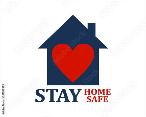 illustration of  quarantine stay at home in the middle of coronavirus