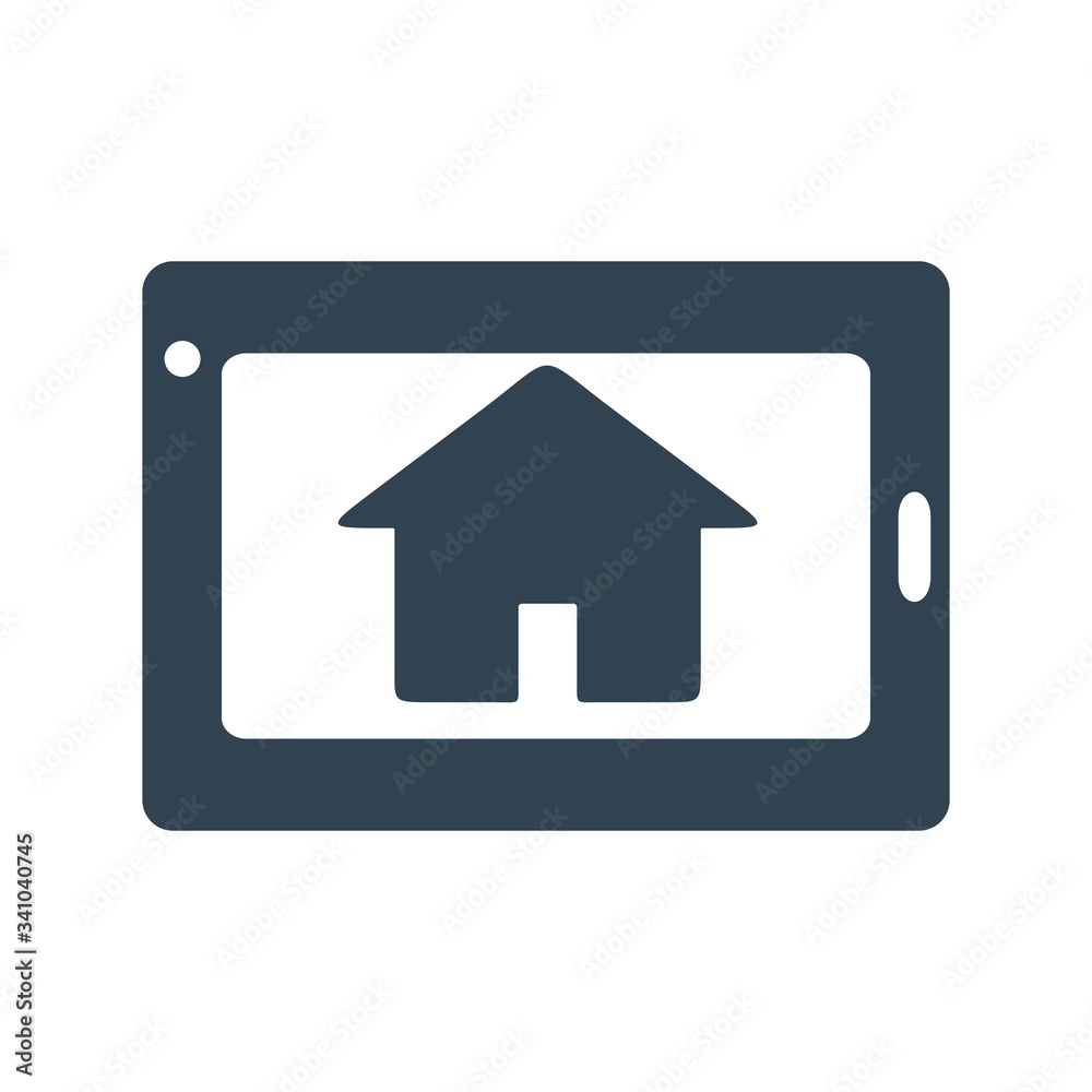 Smart house icon in flat style. Internet of things concept. Smart house icon in flat style. Internet of things concept.