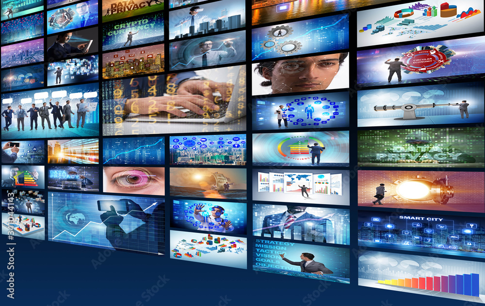 Collage of various business concepts Collage of various business concepts