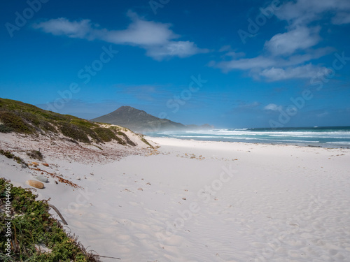 South African beach life landscape with white sand and awesome background © Wolfgang Hauke