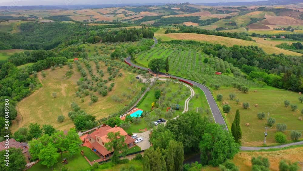 Aerial view of Munich City Germany at sunrise, Cathedral Church of Our Lady (Frauenkirche) in munich old town Marienplatz. Beautiful Munchen Skyline aerial view at morning. Munich skyline panoramic.