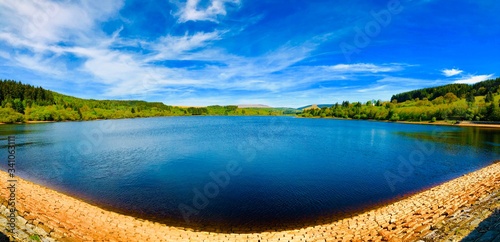 lake and mountains