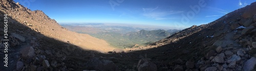 panoramic view of the Rocky Mountains