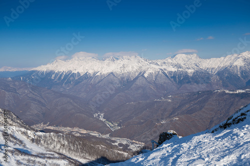 Mountain day winter