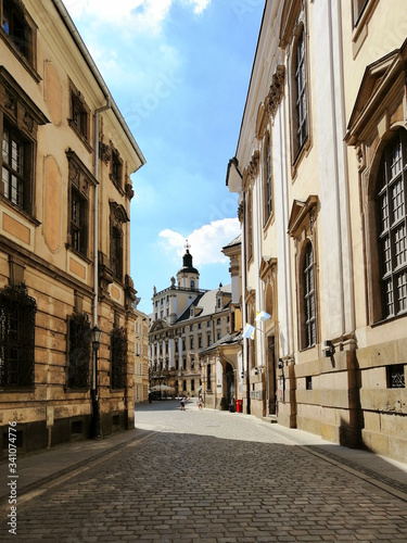 Wroclaw narrow streets photo