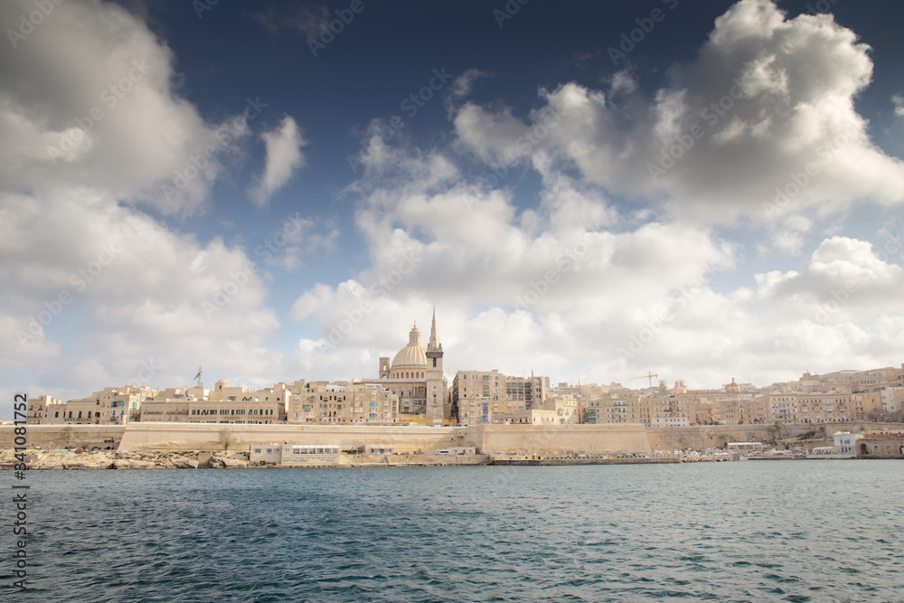 skyline of Valletta