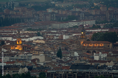 Panorama of the downtown of Vitoria-Gasteiz  Spain