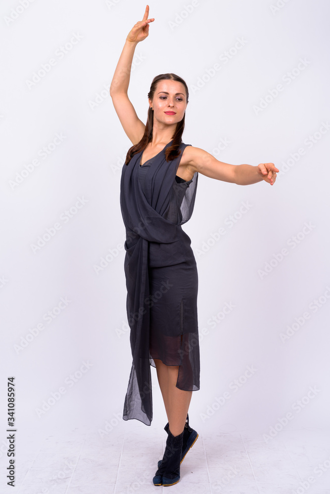 Full body shot of young beautiful woman Full body shot of young beautiful woman