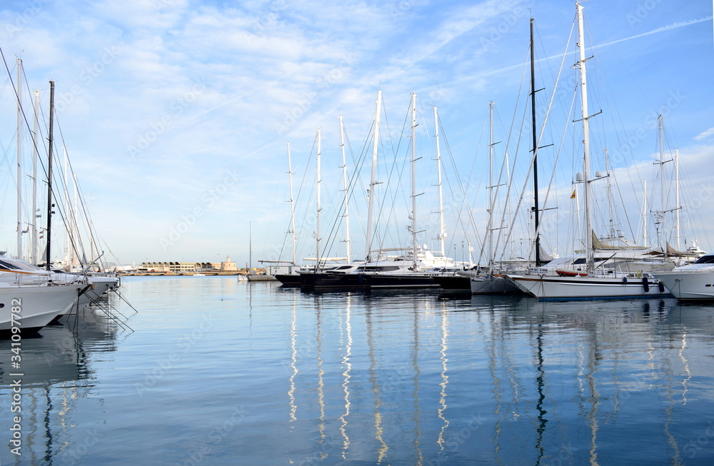 Fototapeta premium Barcos