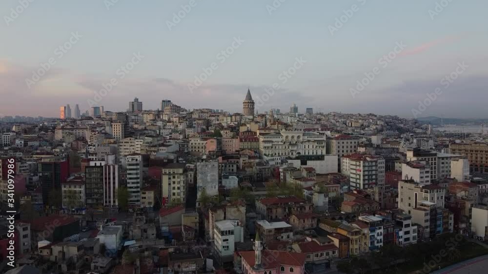 Aerial view of Suleymaniye Mosque. Aerial view of Suleymaniye Mosque.