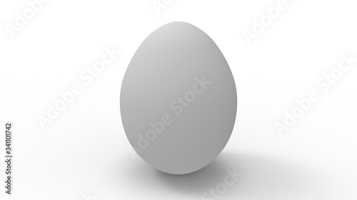 3d illustration, easter egg 3d image rendering.