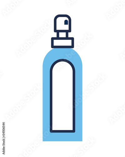 disinfectant spray bottle product flat style