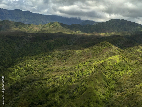 aerial view, kauai, hawaii