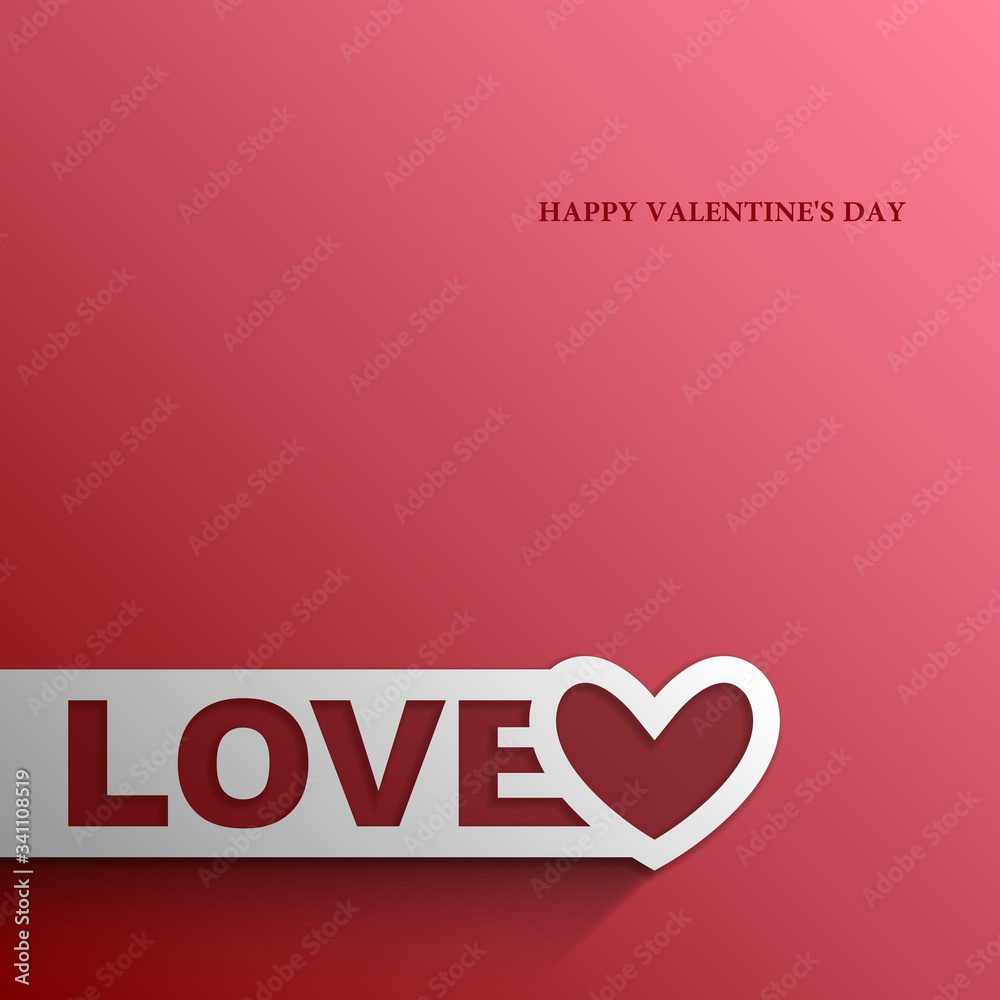 Valentines day, Love, Vector banner