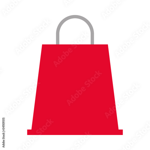 shopping bag market isolated icon