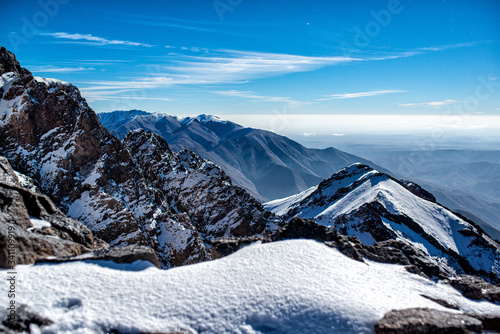 Obraz na płótnie Wyprawa na Jebel Toubkal, Morocco, 2018 w salonie